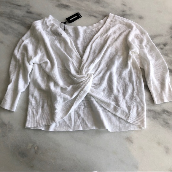 Express Tops - NWT Express Twist Back Top